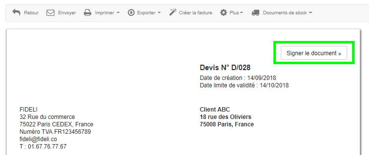 [Nouvelles Options] Signature en ligne et Bon pour Accord, et autres